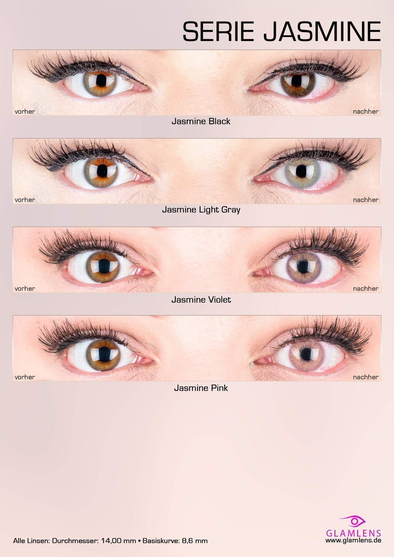 Glamlens Jasmine Light Green Contact Lenses With Case, Very High Coverage Natural Green Colored Monthly Lenses Made Of Silicone Hydrogel, Dia 14 Mm, Zero Power, 1 Pair (2 Contact Lenses) - NewNest Australia