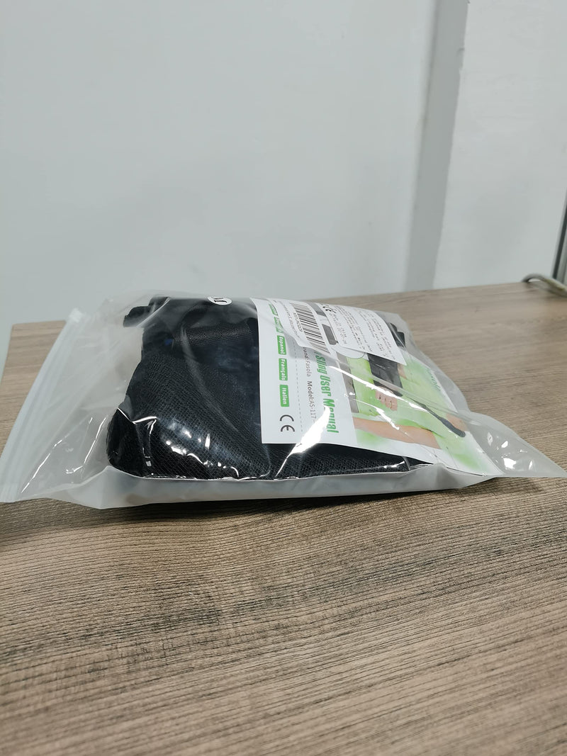 Fasola Universal Arm Sling, Shoulder Immobilizer with a Foam Neck Pad for Women, Men, Teenager, Adjustable Arm Support Strap for Broken Wrist, Elbow, Dislocated Shoulder - M Black - NewNest Australia
