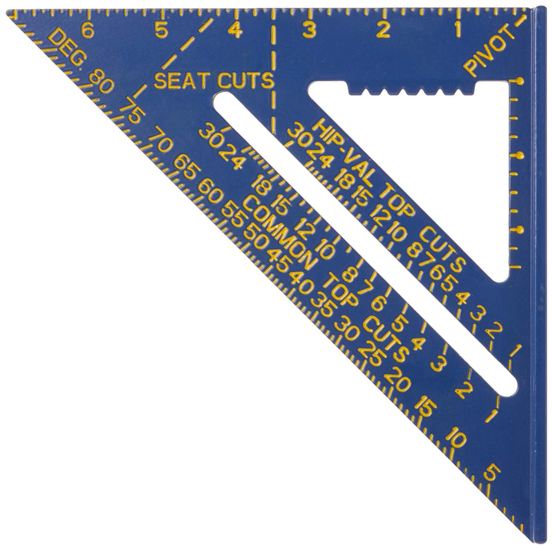 IRWIN Tools Rafter Square, Hi-Contrast Aluminum, Blue , 7-Inch (1794463) - NewNest Australia