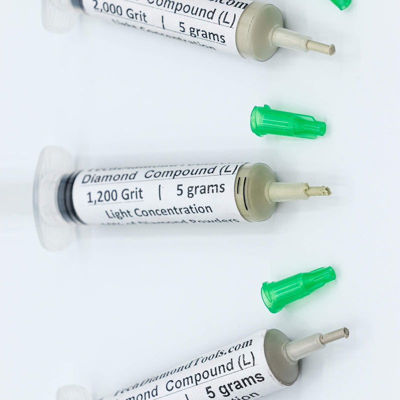 TechDiamondTools KIt of 3 Diamond Polishing Compound Polishing Paste 1200 2000 4000 Grit for Marble Glass Metal Rock Jewelry Resin Silver Gemstone with 10% of Diamond Powder USA Made 4000 2000 1200 grit - NewNest Australia