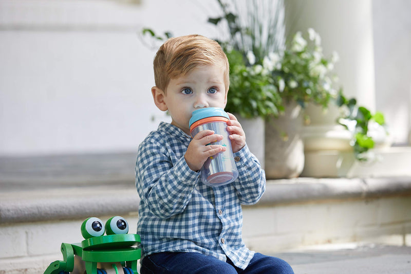 First Essentials by NUK Hard Spout Sippy Cup, 10 oz., 2-Pack, Assorted Colors Clouds & Stars - NewNest Australia