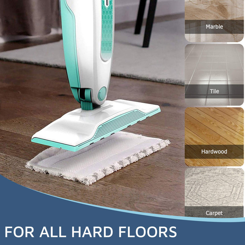 Flammi Steam Mop Pads for Shark S1000 S1000A S1000C S1000WM S1001C Washable Replacement Steamer Mop Pads for All Hard Floors (4 Pack) 4 Pack - NewNest Australia