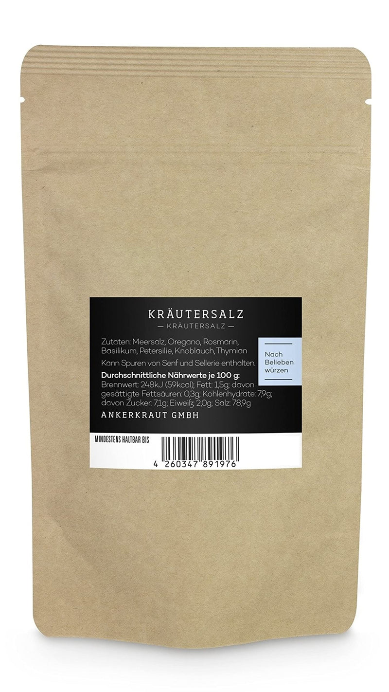 Ankerkraut herbal salt, classic herbal salt, 250g in a bag 250g bag - NewNest Australia
