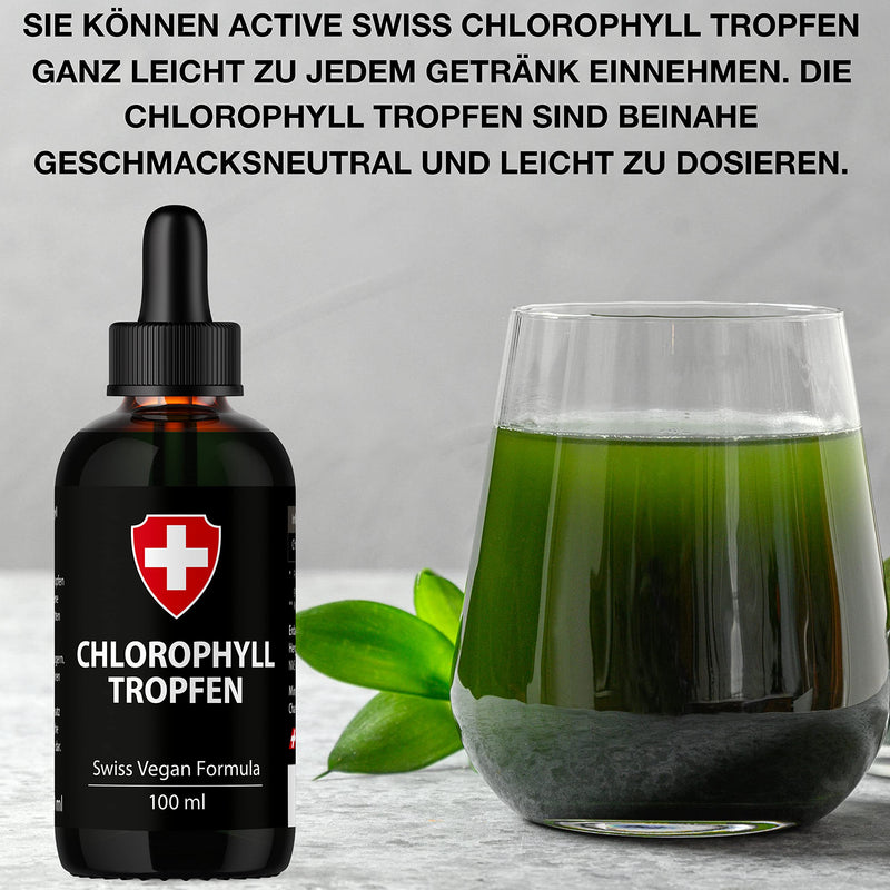 Chlorophyll Liquid From Alfalfa, 100Ml Liquid Chlorophyll With 200Mg Liquid Chlorophyll Per Daily Dose, Chlorophyll Drops Are An Alternative To Chlorophyll Tablets - NewNest Australia