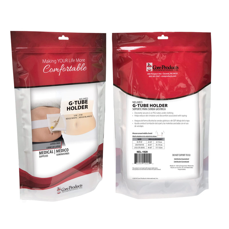 Core Products NelMed G-Tube Holder - Small/Medium 30-45 inch Waist Small/Medium (Pack of 1) - NewNest Australia