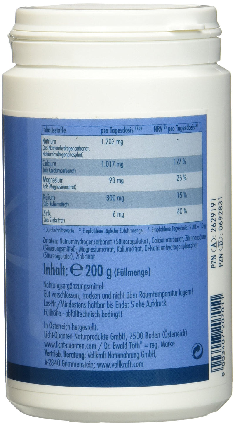 Life Light Handels Dr. Töth Base Mineral Mixture Light Quantum (200 g), 20701 - NewNest Australia