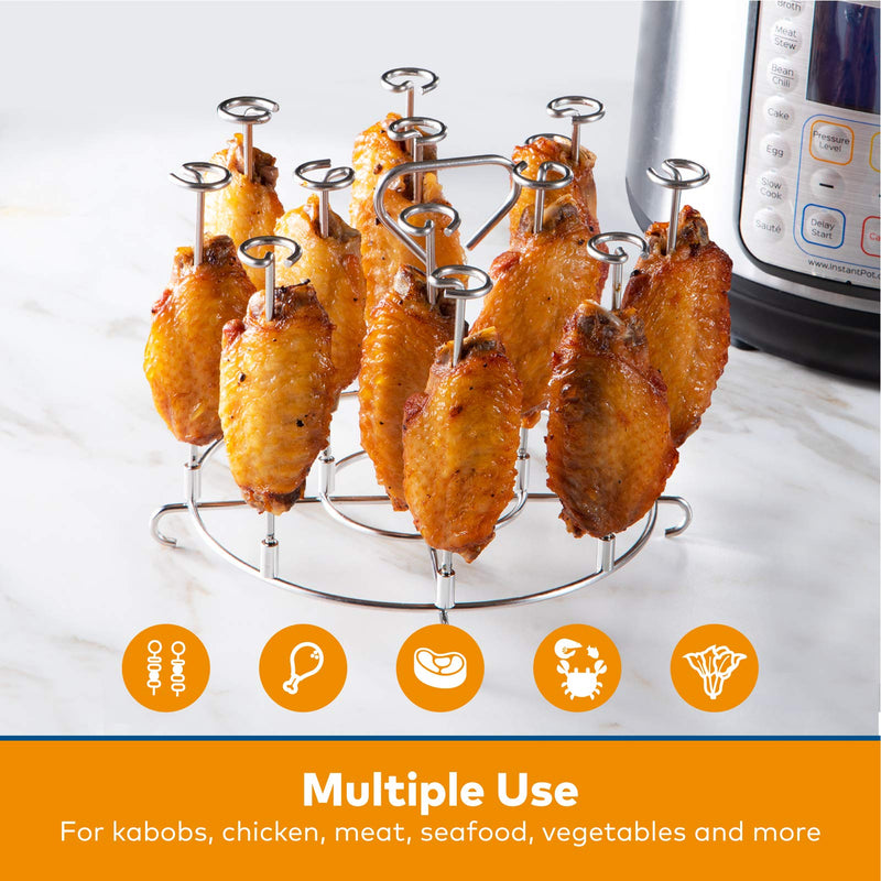 Goldlion Skewer Stand Compatible with Instant Pot 6 Quart Accessories for Air Fryer Crisp Lid Instant Pot 6 Qt - NewNest Australia