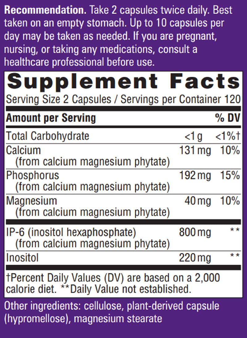 Nature's Way Cell Forté IP-6 & Inositol Supplement, Gluten-Free, Vegan, 240 Capsules - NewNest Australia