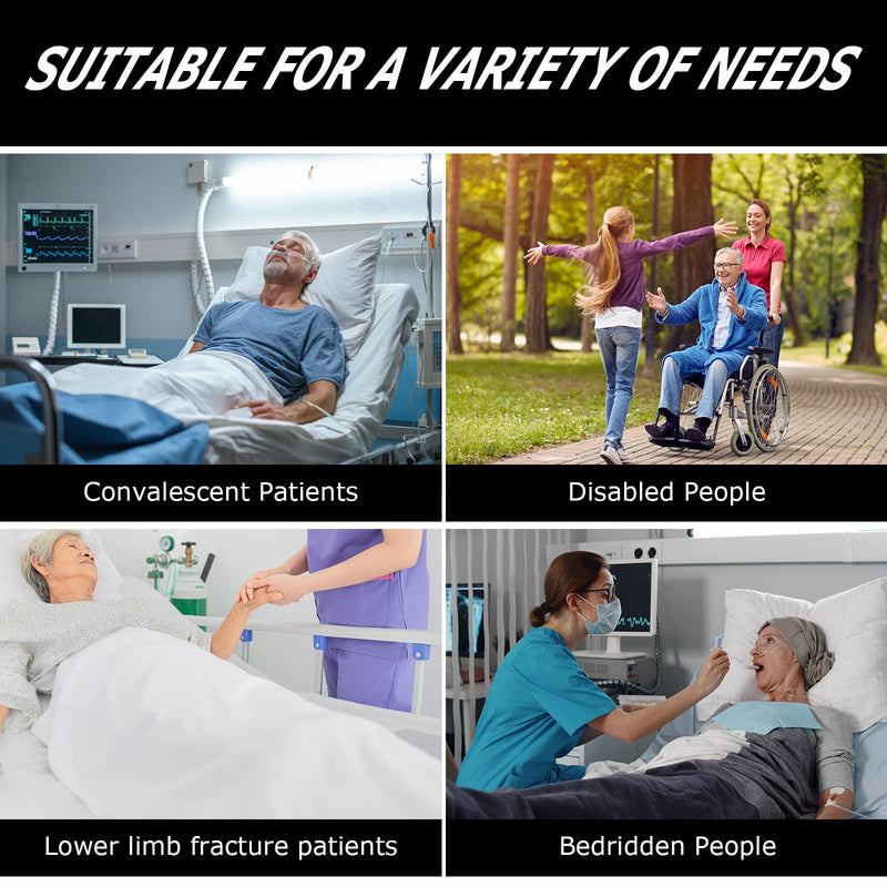 [Hole] Transfer Board For Patient Lifter, Patient Transfer Board With Eight Handles, Suitable For Overweight People, Elderly People And Patients Who Need To Be Transferred (Black 48 X 40 Inches) - NewNest Australia