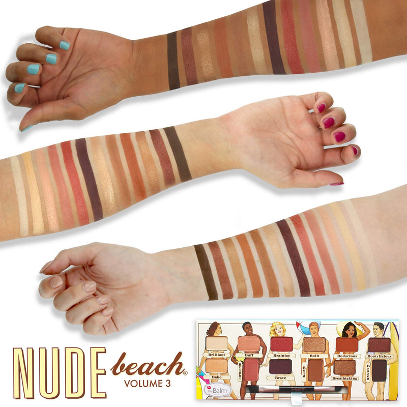 theBalm Palettes Cosmetics Nude Beach Eyeshadow Palette 9.6G, Beige - NewNest Australia