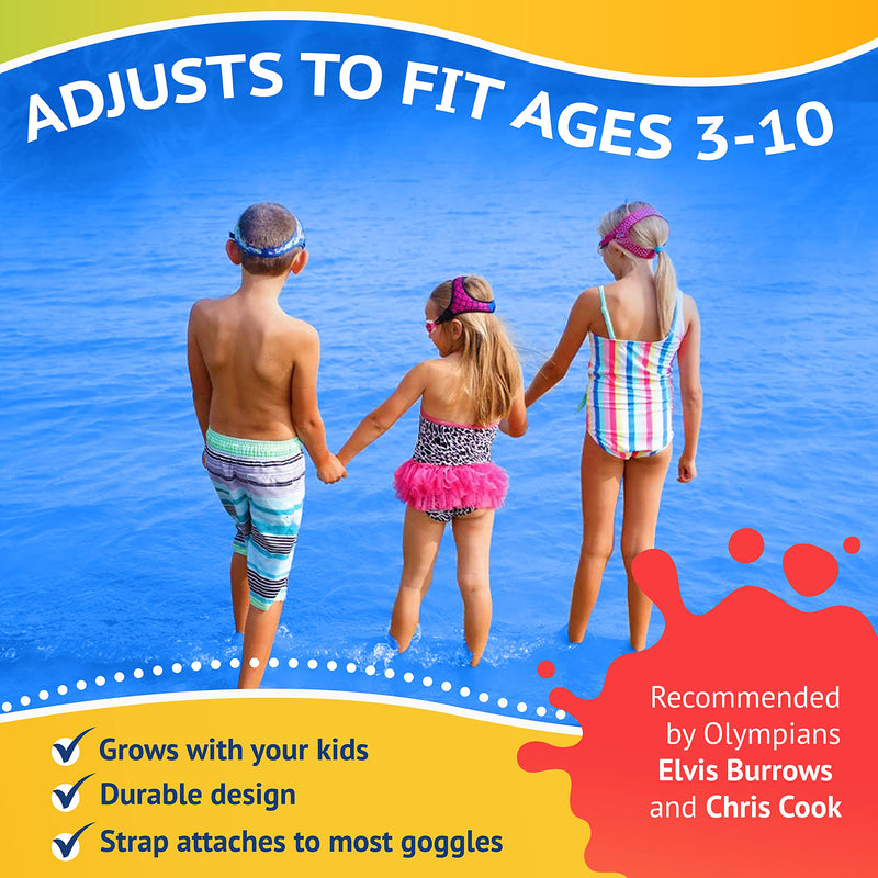 Frogglez Anti-Fog Swimming Goggles for Kids Under 10 (Ages 3-10) Recommended by Olympic Swimmers; Premium Pain-Free Strap Pink Frog - NewNest Australia