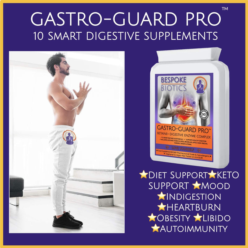 Digestive Enzymes| Bloating, Bowel & Digestion| Leaky Gut| Sp Offer| Betaine+ | 90 Caps | Vegan | Betaine HCL | Great Keto | Bromelaine | Papaine | Mint | Turmeric| Ginger| Cider| UK - NewNest Australia