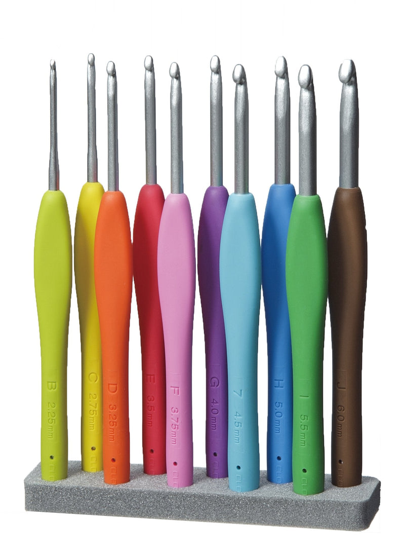 Clover 3672 Amour Crochet Hook Set, 10 sizes - NewNest Australia