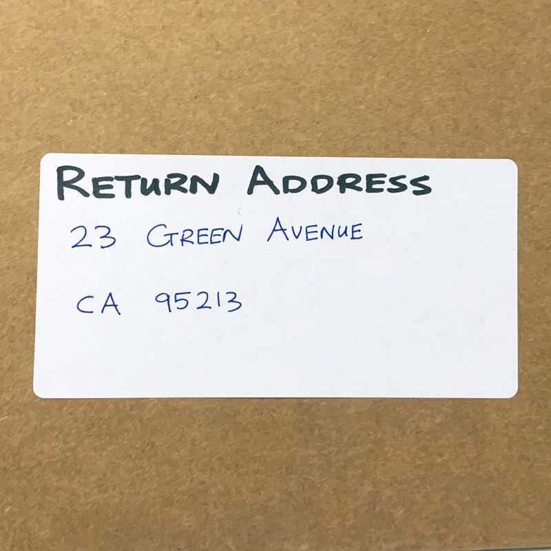 200 Pack, 4" x 2", Labels Stickers for Storage Bins - Matte White - NewNest Australia