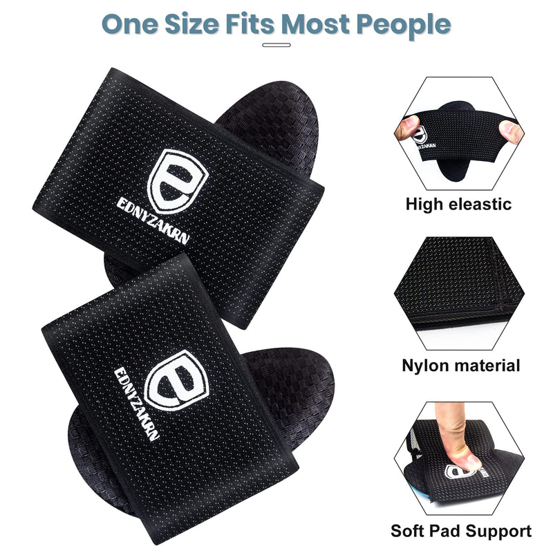 EDNYZAKRN Arch Relief Plus, 2 Pairs Compression Arch Support Sleeves for Flat Feet and Plantar Fasciitis Pain Relief, Elastic Foot Care Band for Men and Women - NewNest Australia