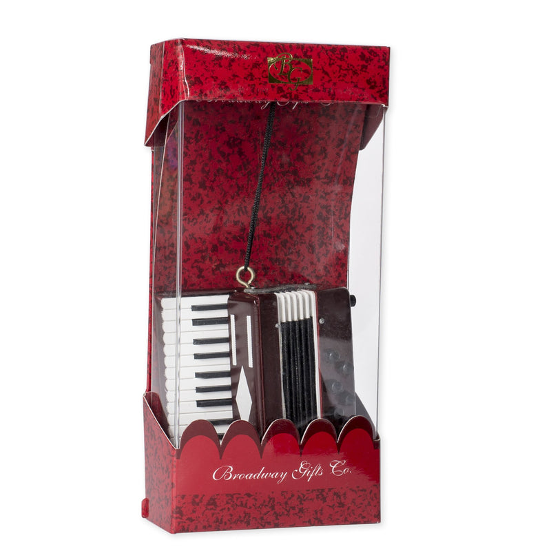 NewNest Australia - Broadway Gift Red Accordian Hanging Ornament,Brown,3in H 