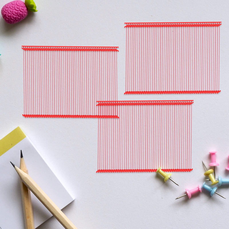 3000 Pieces Standard Tagging Fasteners with 3 Sizes Standard Tag Pins Plastic Regular Garment Clothing Price Tag Label Standard Tagging Barbs (Red) Red - NewNest Australia