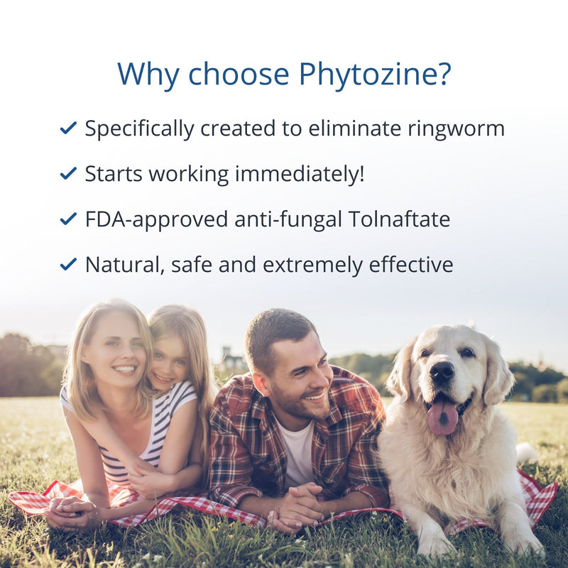PHYTOZINE Ringworm Cream - Treats Stubborn Ringworm Infections, Fights Ringworm On Skin, Anti-Fungal Tolnaftate, Powerful Topical Treatment (1 Ounce) 1 Ounce (Pack of 1) - NewNest Australia