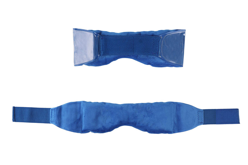 Hot Cold Jaw and Forehead Ice Pack by FOMI Care | Flexible Gel Bead Wrap for TMJ, Wisdom Teeth, Oral and Facial Surgery, Dental Implants, Migraine, Headache, Chin and Tooth Pain | Adjustable, Reusable - NewNest Australia