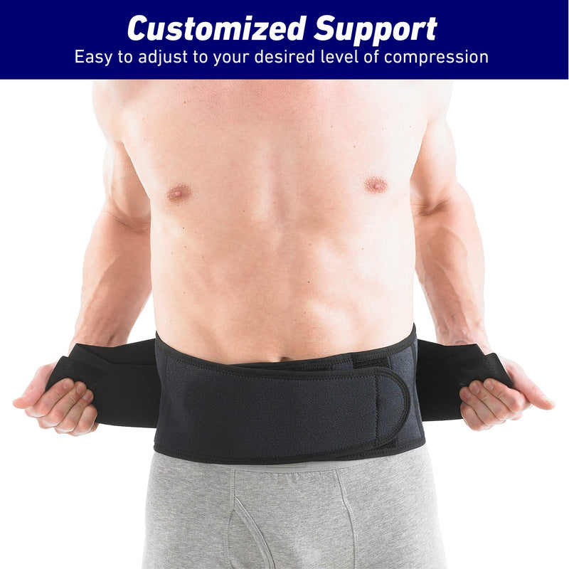 Neo-G Back Support with Power Straps – Back Brace for Lower Back Pain Relief, Muscle Spasm, Sprains, Tired Muscles, Arthritis, Recovery - Adjustable Compression Back Belt - Class 1 Medical Device - NewNest Australia