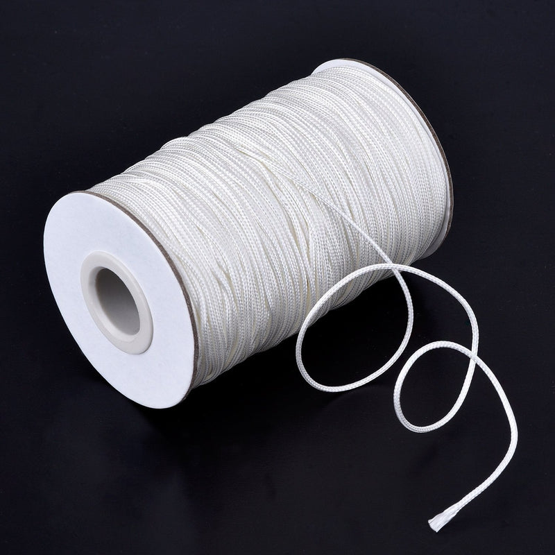 Outus 109 Yards/ Roll Blind Replacement String White Braided Lift Shade Cord for Aluminum Blind Shade, Gardening Plant and Crafts (1.4 mm) - NewNest Australia