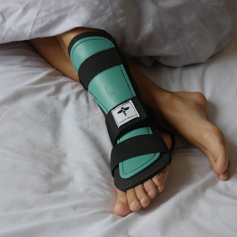 Achilles Tendon Rupture Night Splint Orthopedic Recovery Brace For Torn Achilles, Comfortable And Lightweight Support, Provides Alternative To Boots And Supports Sleep (Large, Right) - NewNest Australia