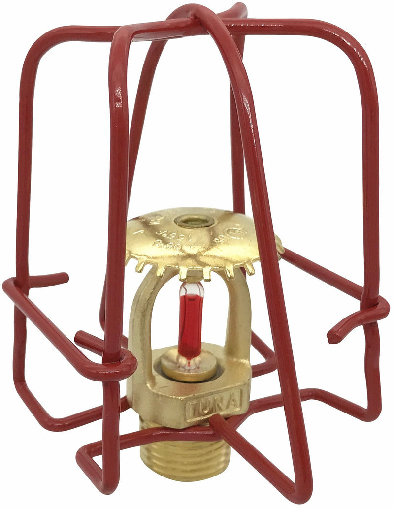Happy Tree (6 Pack) 3/4" IPS Red Fire Sprinkler Head Guard for Pendent & Upright & Horizontal Sidewall Head - Double Hook 6 Pack - NewNest Australia