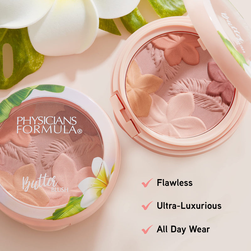 Physicians Formula, Matte Monoi Butter Blush, Matte Cream Blusher for a Natural Look, Pink Blusher with Murumuru Butter, Cupuacu Butter, Tucuma Butter, and Tahitian Monoi Butter, Mauvy Mattes - NewNest Australia