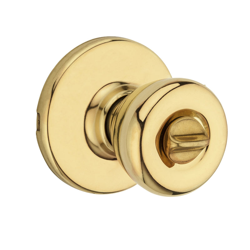 Kwikset 93001-923 Tylo Privacy Bed/Bath Knob In Polished Brass - NewNest Australia