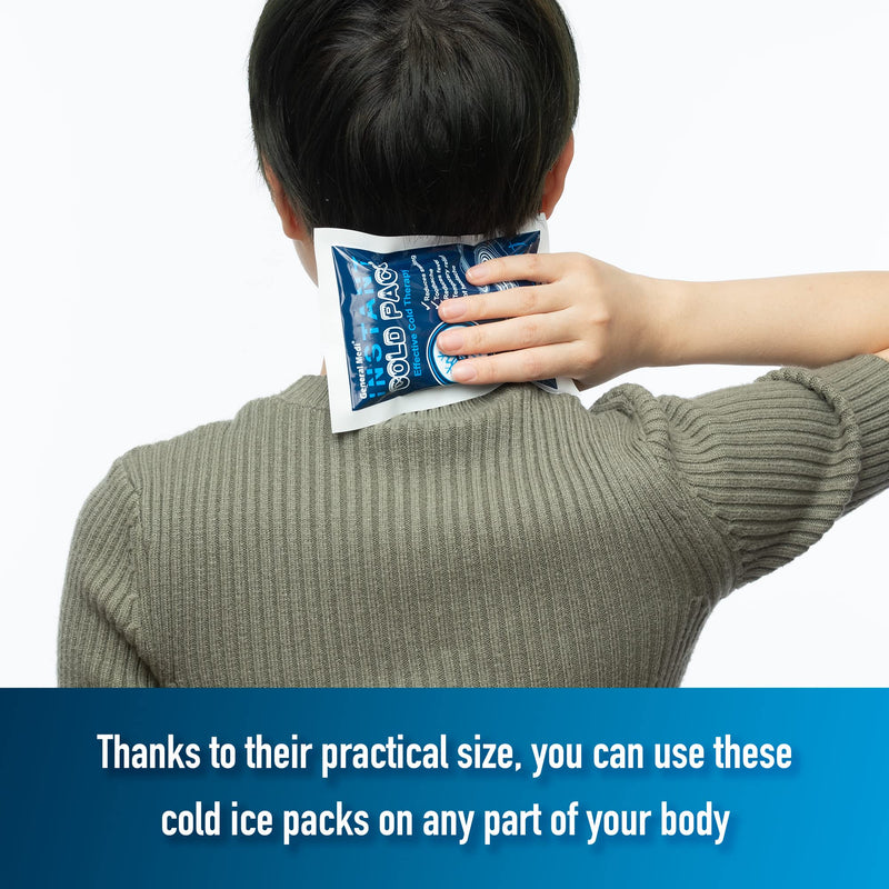 General Medi disposable cold instant compress (25 pieces), cold pack for immediate cooling and for first aid measures, pain relief, swelling, inflammation, cooling pad for external use 25 pieces - NewNest Australia