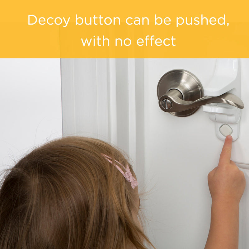 Safety 1st OutSmart Child Proof Door Lever Lock (White) 1 Pack - NewNest Australia