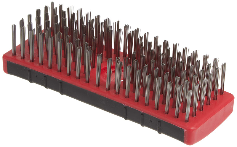 Red Devil 4166 7-Inch Soft Grip Stainless Steel Scrub Brush 7" - NewNest Australia