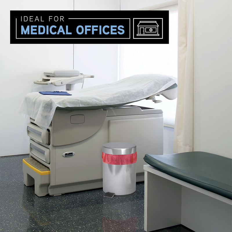 Biohazard Waste Bags 10-Gallon 24x24 Red Hazardous Trash Can Liners – Medical Grade No Leak Bags - Biohazard Symbol for Safe Infectious Waste Disposal. Great for Lab Containers, Swabs, Pads, Gloves (50 pack) 50 - NewNest Australia