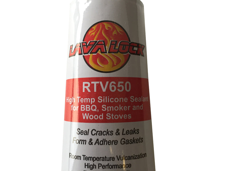 NewNest Australia - LavaLock RTV 650 F BBQ grill smoker sealer Hi Temp Silicon adhesive 3 oz. ( 2.8 fluid ounce) 