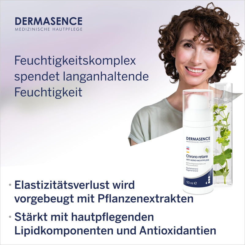 DERMASENCE Chrono retare anti-aging night care, 50 ml - Revitalizing face cream for the night - NewNest Australia