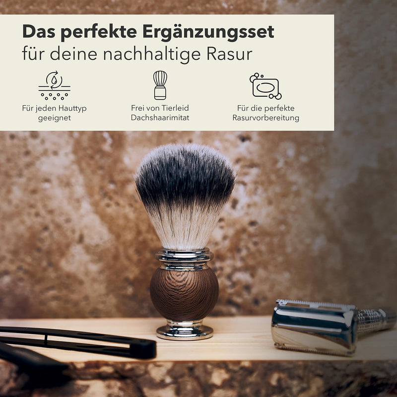 St√∂Rtebekker Premium Shaving Brush - Elegant Brush Made Of Imitation Badger Hair - Creates High Quality Foam - Vegan Shaving Brush For A Comfortable Wet Shave - Shaving Brush - Includes High-Quality Packaging - NewNest Australia