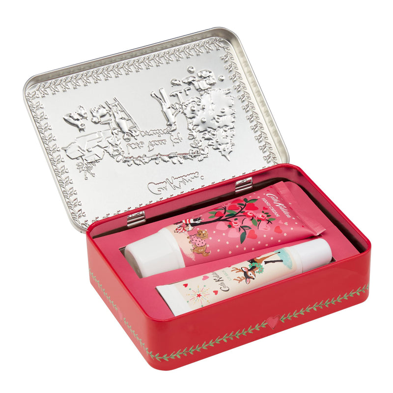 Cath Kidston Beauty Shine Bright Hand & Lip Tin (With 50Ml Hand Cream And 10Ml Lip Balm) - NewNest Australia