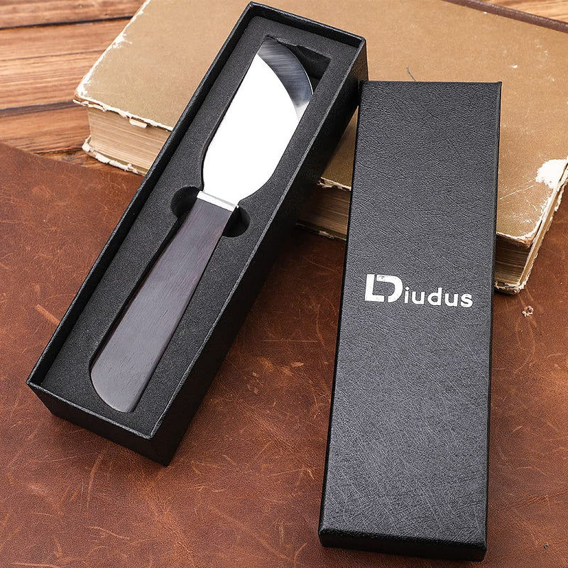 Leather Knife, Leather Cutting Knife with Wooden Handle, Leather Working Tools Leather Craft Cutting Knife with Exquisite Package for DIY Leathercraft Cutting - NewNest Australia