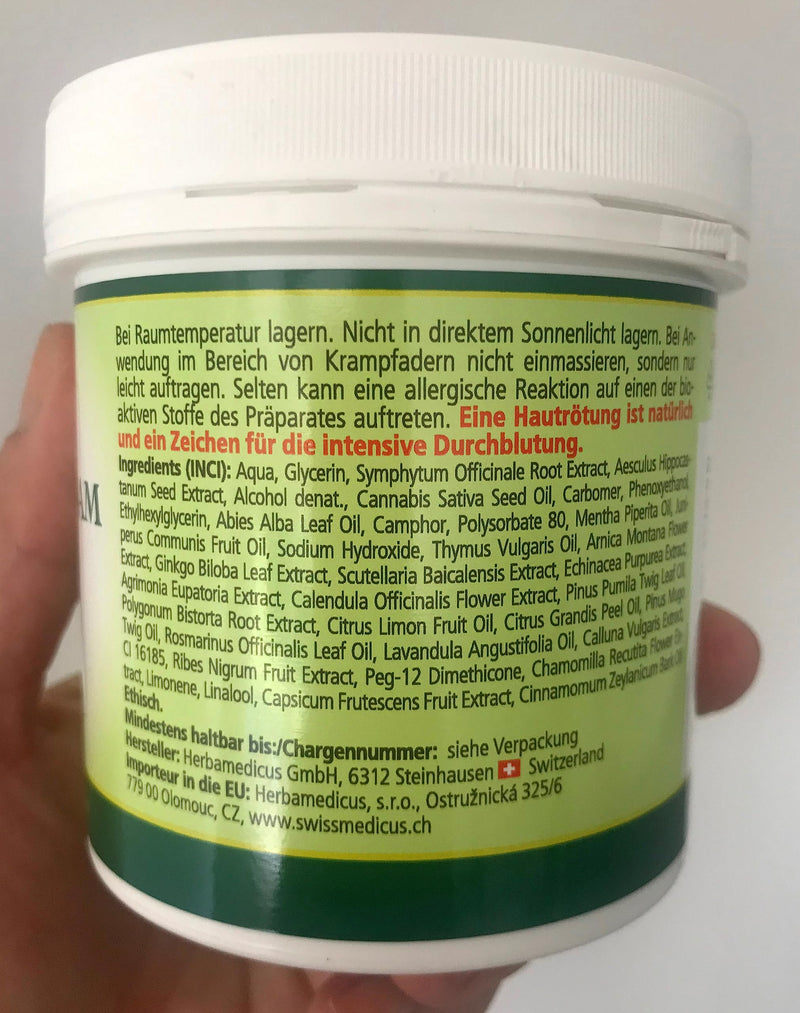 Horse Balm With Hemp - Warming Effect For Muscles & Joints - Ideal For Athletes - Everyday Use - Natural Pain Relief Gel - Suitable For Muscles, Knees, Joints, 250 Ml - NewNest Australia