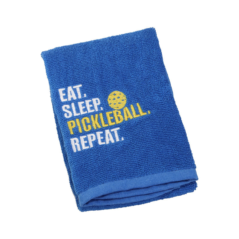 LEVLO Pickleball Sports Lovers Gift Eat Sleep Pickleball Repeat Cotton Towels for Pickleball Lovers - NewNest Australia