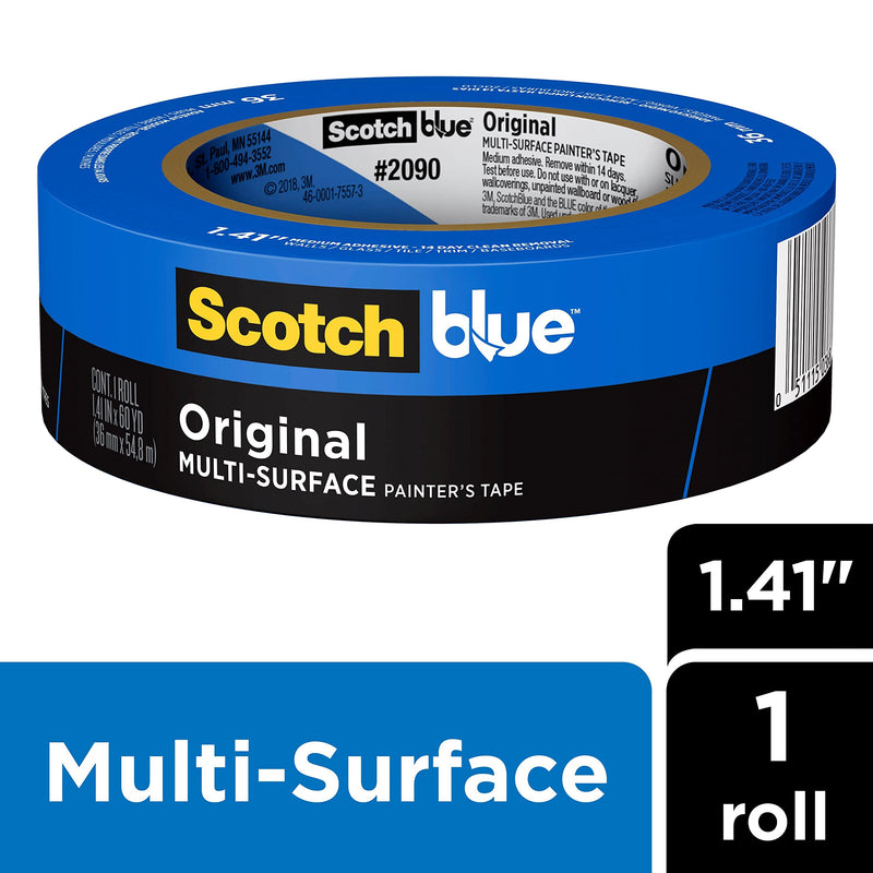 ScotchBlue Painter's Tape, Multi-Use, 1.41-Inch by 60-Yard, 1 Roll 1.41" Width - NewNest Australia