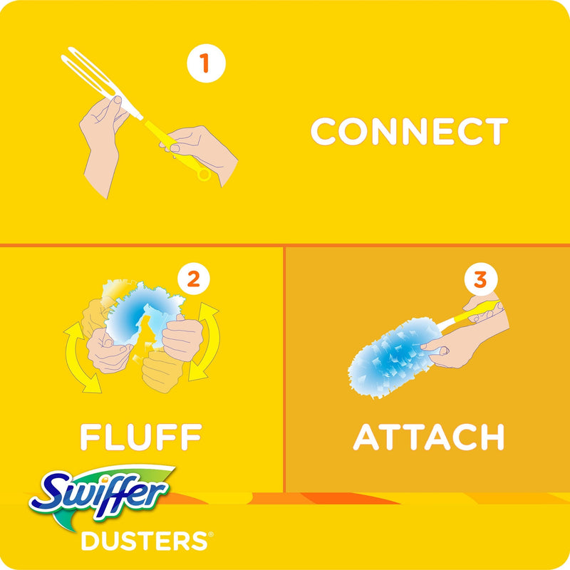Swiffer 180 Dusters Multi Surface Refills, with Febreze Lavender & Vanilla scent, 10 Count (Packaging May Vary) - NewNest Australia