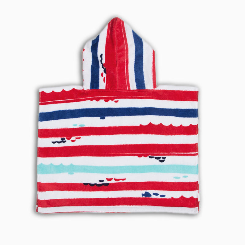 PERYOUN Stripe Kids Baby Hooded Bath/Beach/Pool Towel 100% Cotton - NewNest Australia