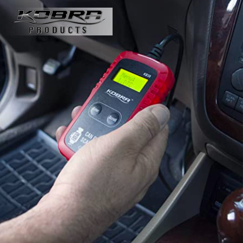Kobra Newest Version OBD2 Scanner Car Code Reader - Universal Auto OBD Car Diagnostic Tools for All Cars, Automotive Check Engine Readers with Reset (Red and Black) - NewNest Australia