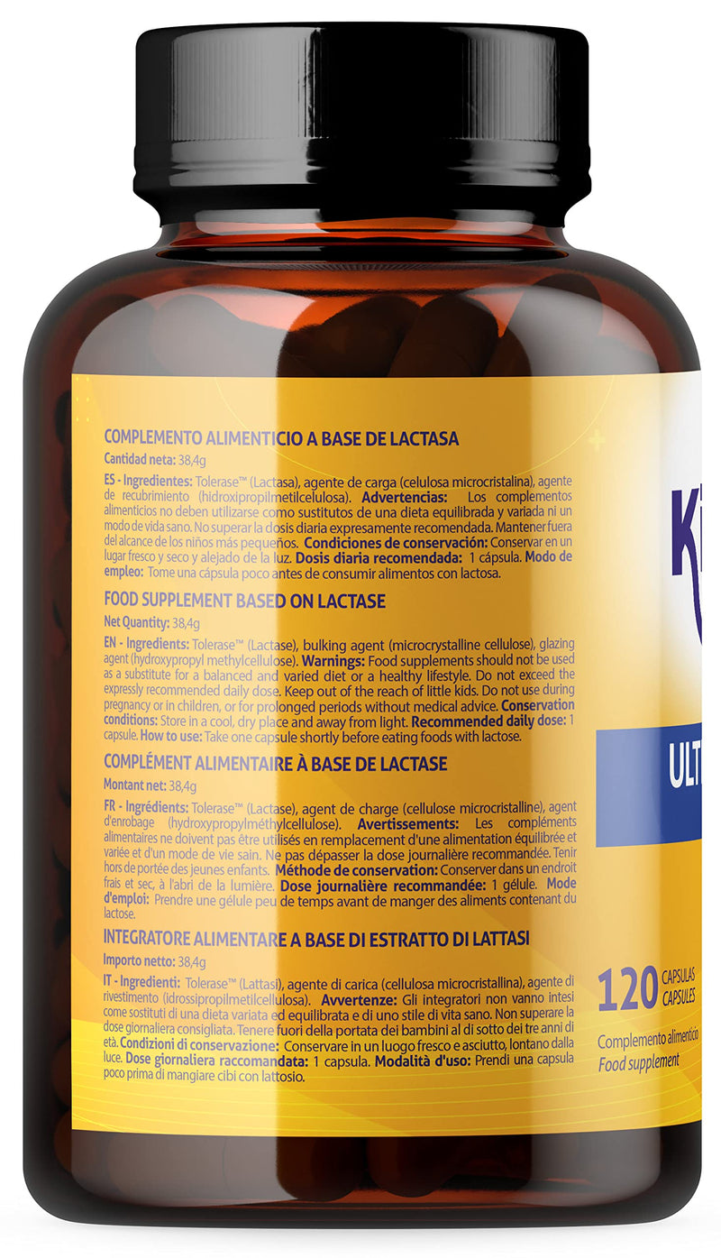 Ultra Lactase 16500 Fcc 120 Capsules Faster Effect Better Absorption Than Lactase Tablets For Lactose Intolerance Premium Digestive Enzymes Better Absorption Than Lactase Tablets Pure Lactase - NewNest Australia