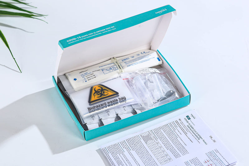 Europapa 5 X Corona Lay Test Self-Test Covid-19 Antigen Test For Sars-Cov-2 Quick Test For Self-Use Test Cassettes Sample Swabs Antigen Extract Individually Packed - NewNest Australia