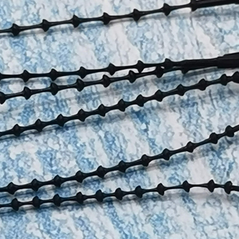 Lucas shops 5" Pin Adjustable Security Beaded Loop Tie Plastic Paper Prices Tag Fasteners(Black 1000pcs) - NewNest Australia