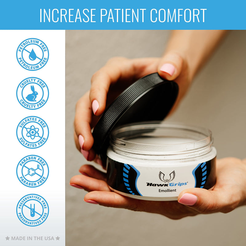 HawkGrips Massage Cream Emollient - Oil-Based Deep & Soft Tissue Application, Physical Body & Muscle Therapy, Safe & Clean Ingredients, Use with Hands & Tools - Unscented, Single Jar (8oz) 1 - NewNest Australia