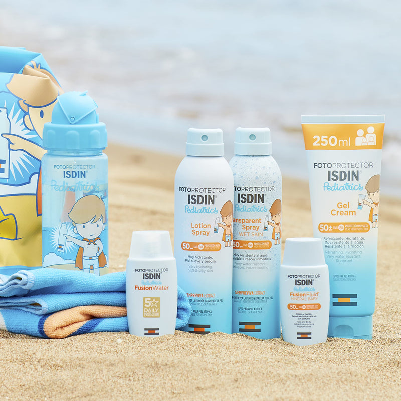 ISDIN Fotoprotector Mineral Baby Pediatrics Sun Cream Face SPF 50 (50ml) | 100% mineral sunscreen specially developed for the sensitive skin of children and babies - NewNest Australia