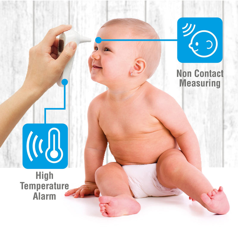 Citizen CTD711 Forehead and Ear Digital Thermometer for Adults, Children and Babies. 4 Modes. Ear, Forehead and Surface Temperatures. Very Fast Measurement – Just 1 Second White - NewNest Australia